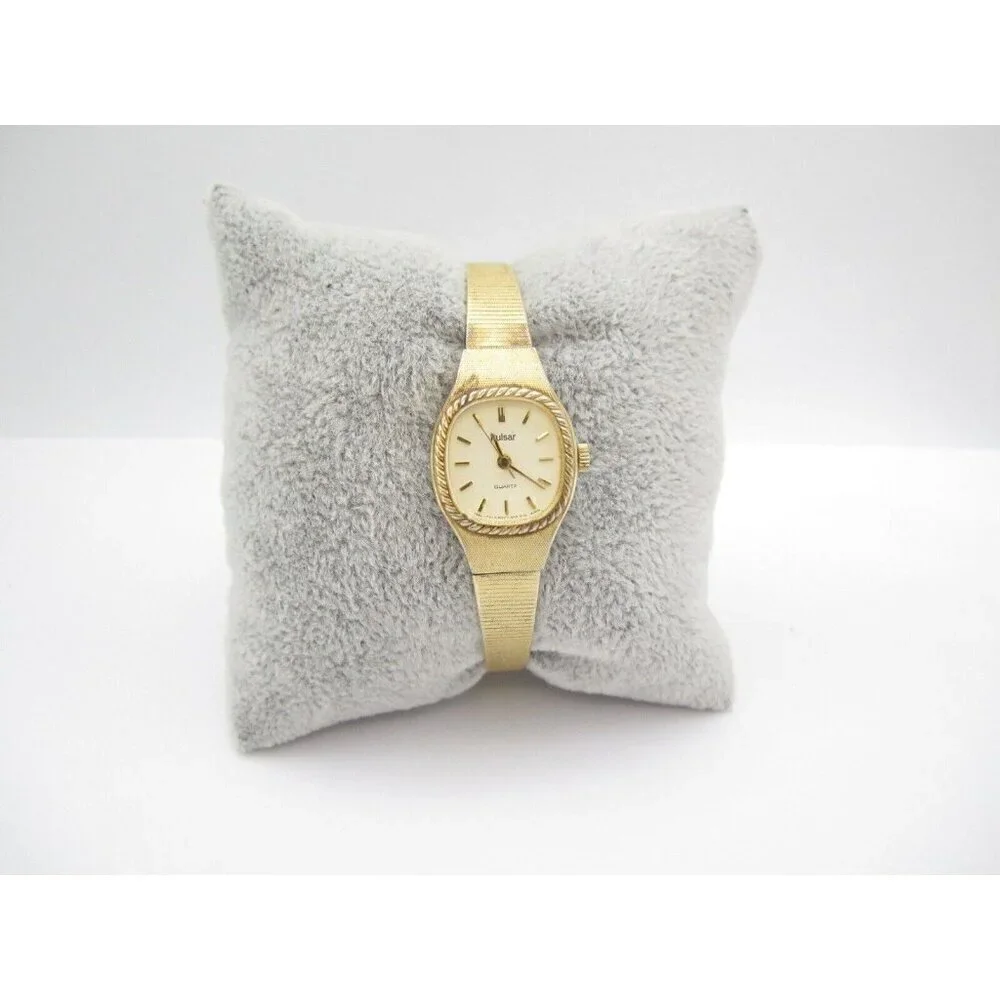 Women Pulsar‎ Quartz WR Analog 19mm Dial Causal Round Watch (G529)